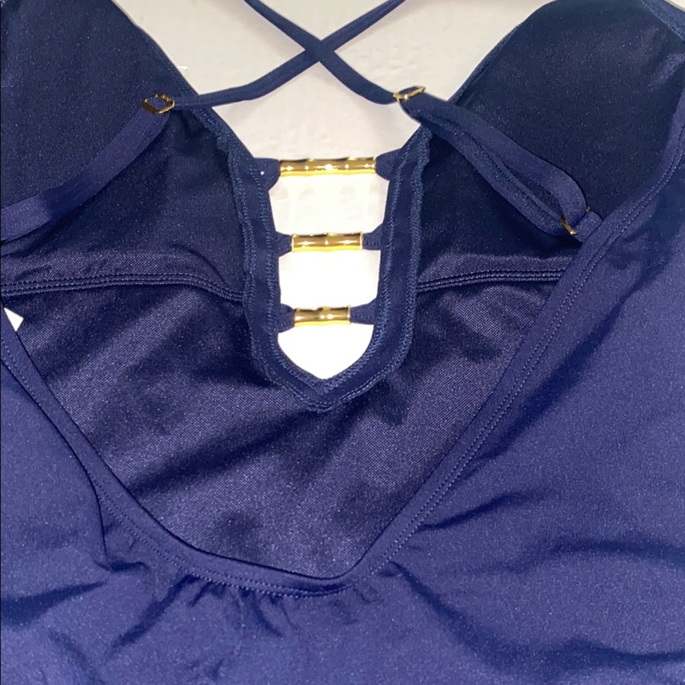 Bleu Rod Beattie Navy blue one piece swimsuit - Picture 10 of 10